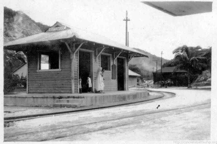 Corregidor - Bottomside Trolley Station - 1933