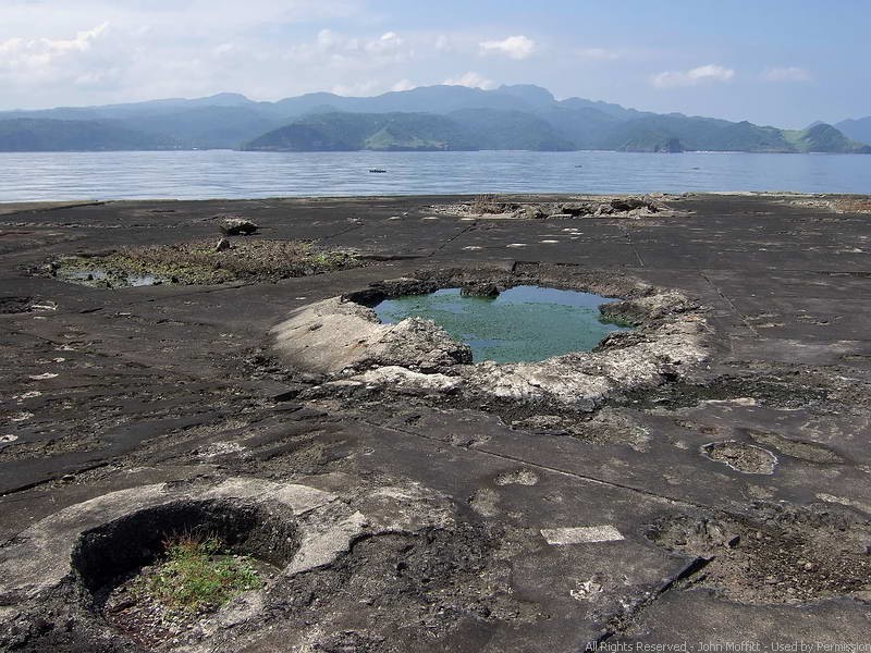 View of the upper deck of Fort Drum looking towards Cavite 1