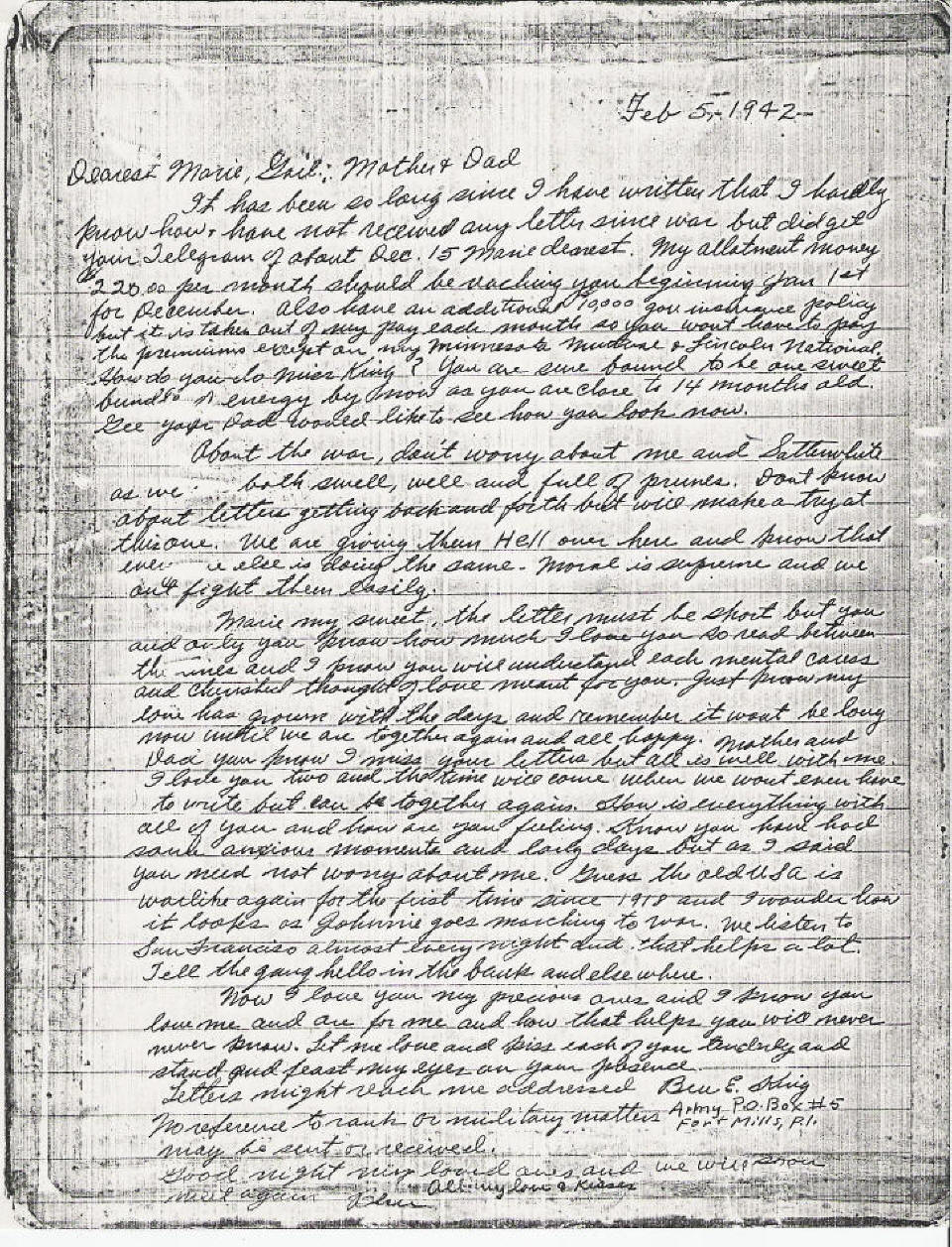 CLICK TO RETURN TO LETTERS PAGE